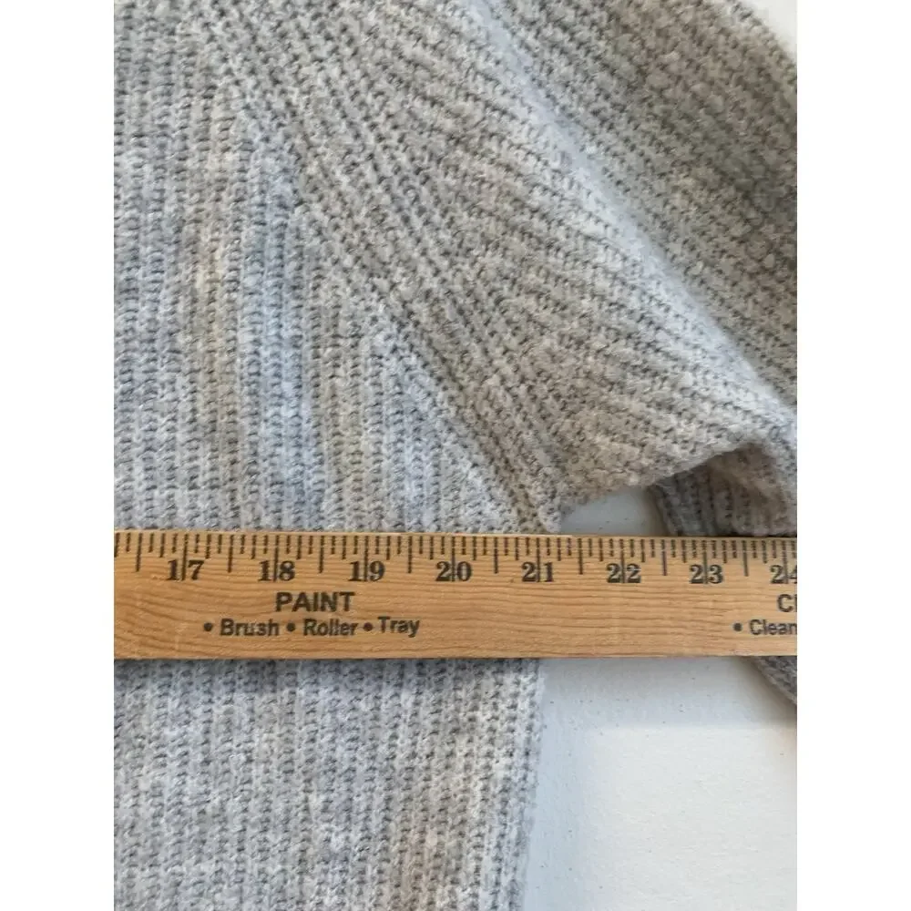 Zara Kids Girl Knit Sweater Winter Crew Neck Long Sleeve Gray Size 13-14 Y